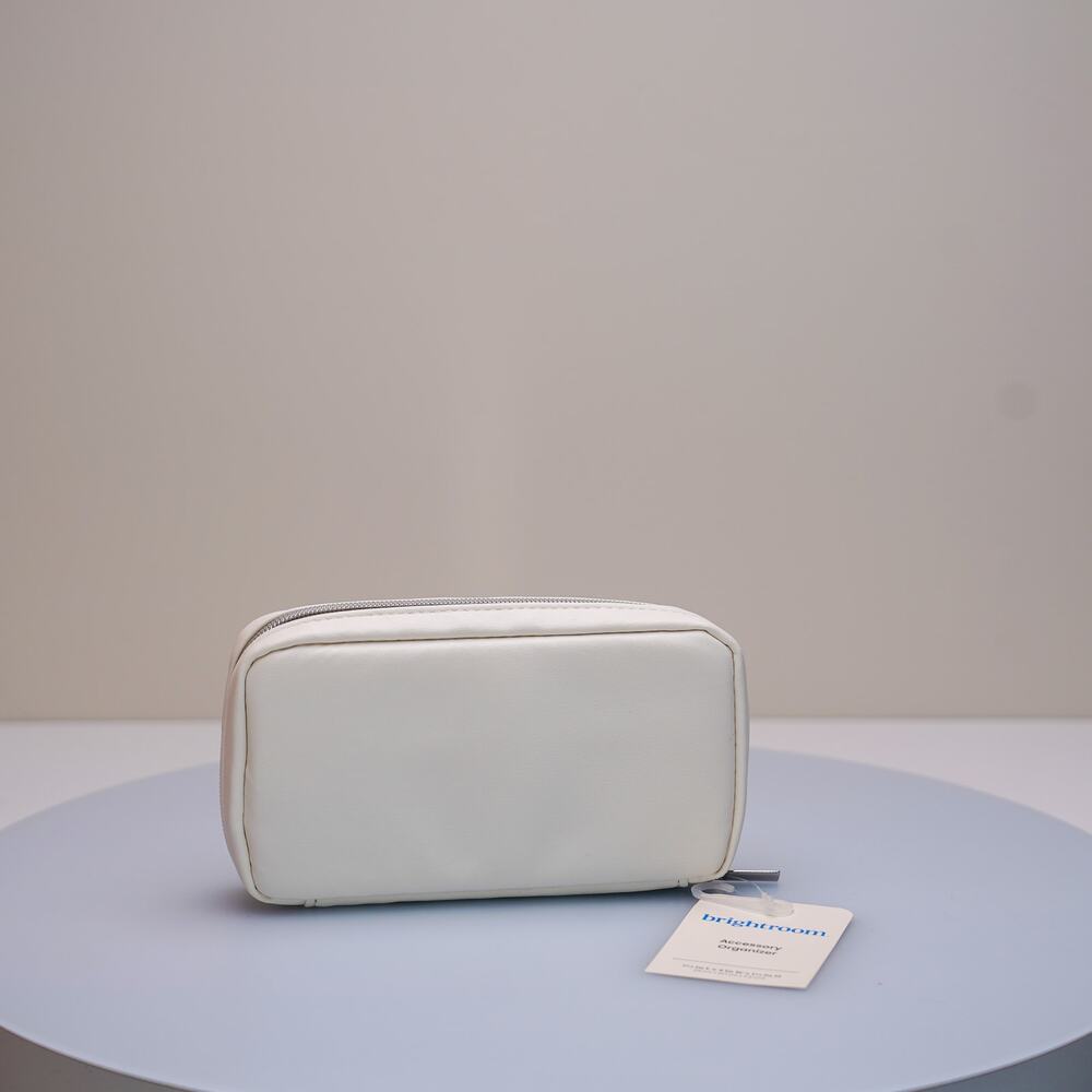 Brightroom White Jewelry Organizer Travel Case Pouch NWT